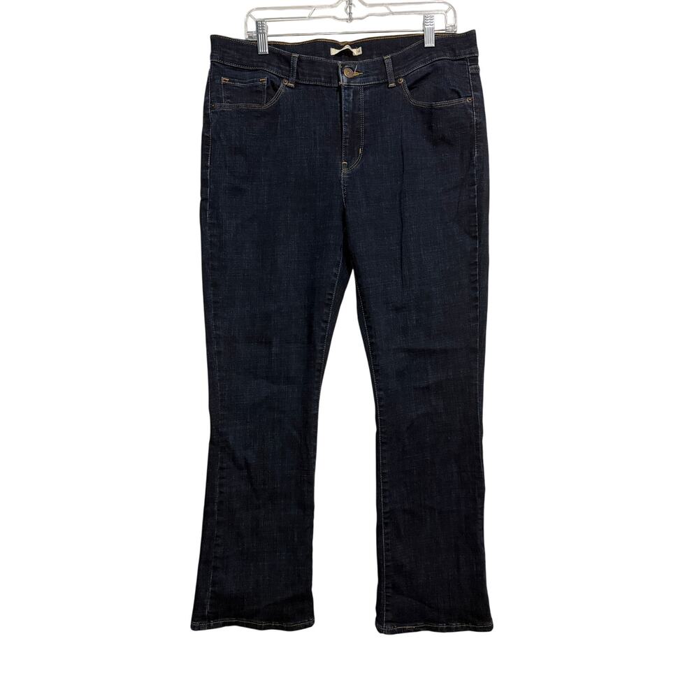 Levis classic boot cut dark wash jeans womens 14 normcore casual‎ classiccore